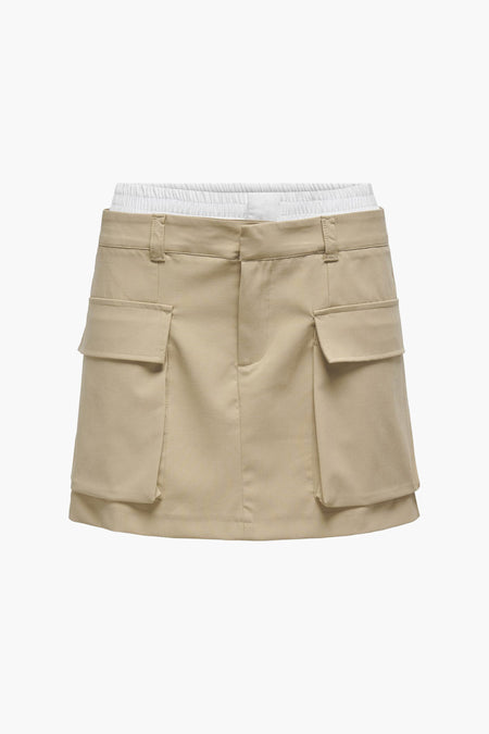 Rok (kort) Beige - ONLY®