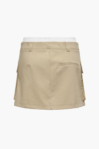 Rok (kort) Beige - ONLY®