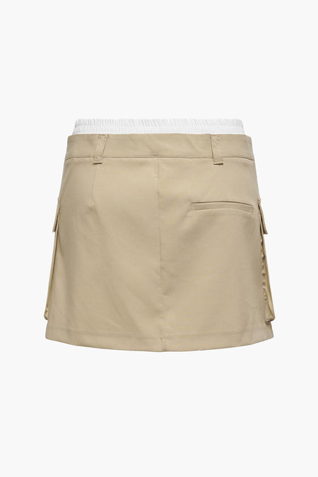 Rok (kort) Beige - ONLY®