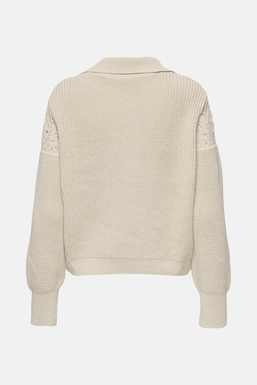 Trui met V-hals Ecru - ONLY®