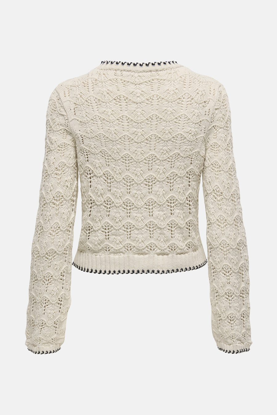 Trui met ronde hals Ecru - ONLY®