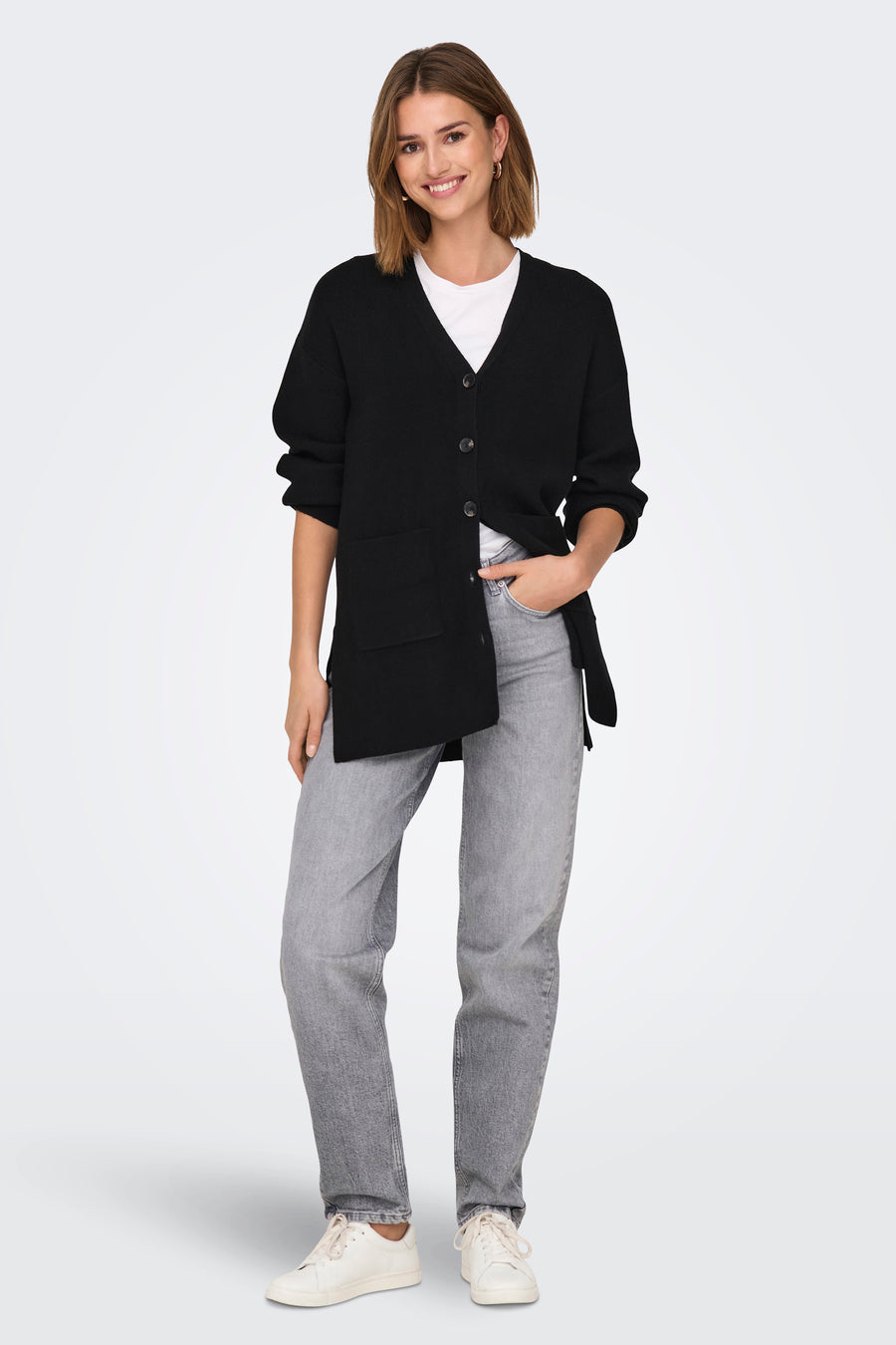 Mom Jeans Mid grey denim - ONLY®