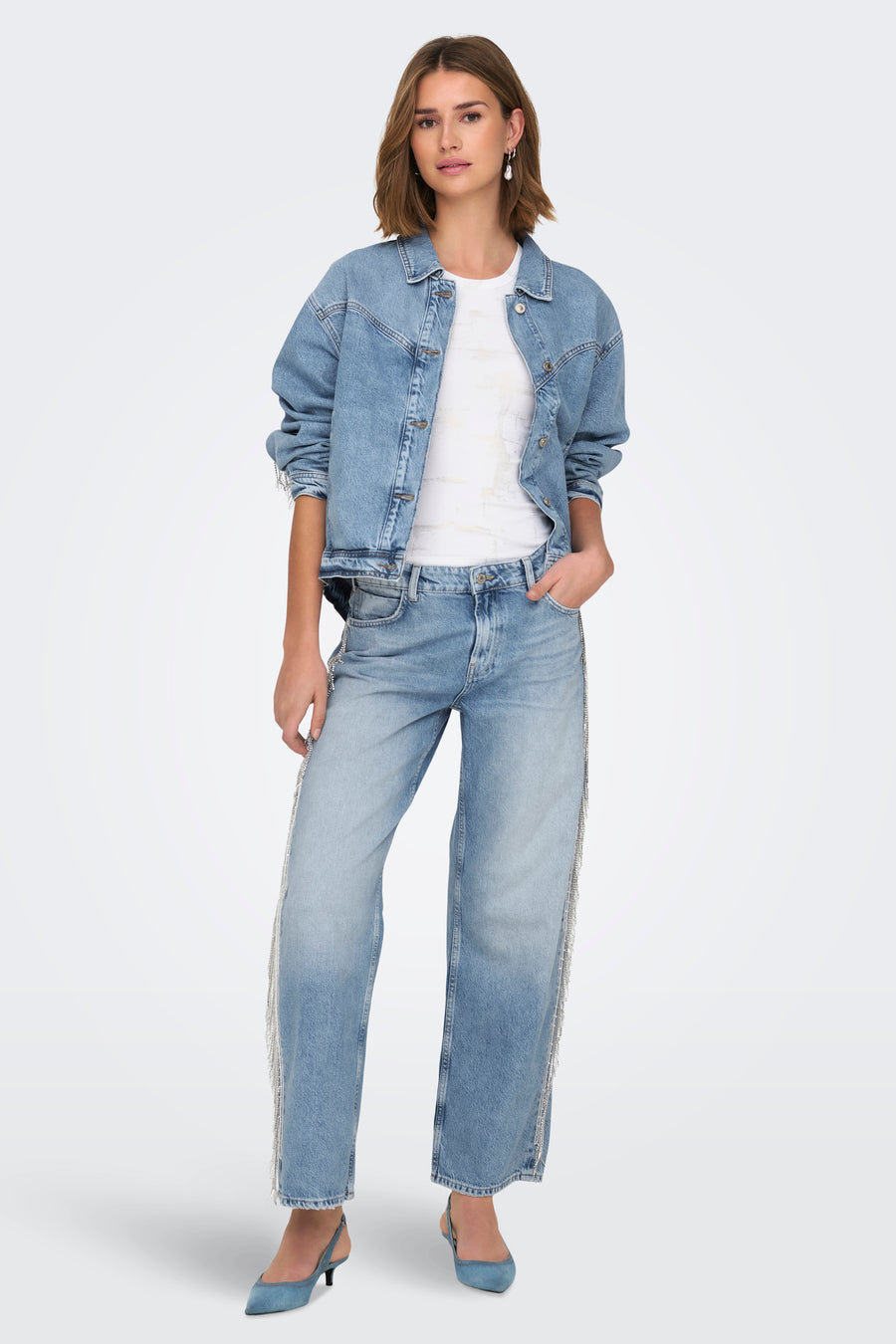 Jeans wide Light blue denim - ONLY®