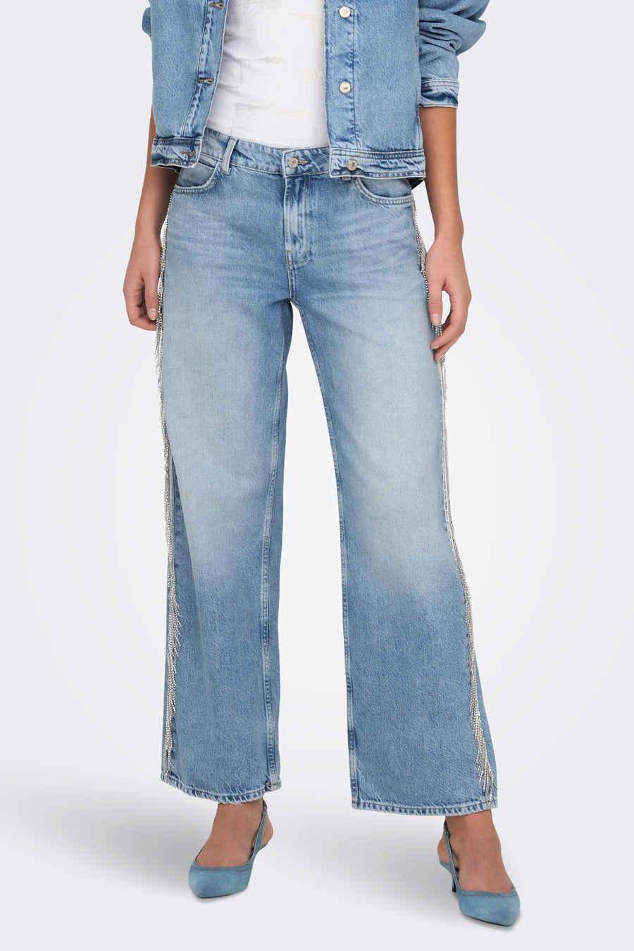 Jeans wide Light blue denim - ONLY®