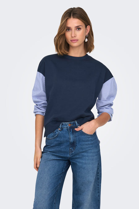 Sweater met ronde hals Blauw - ONLY®