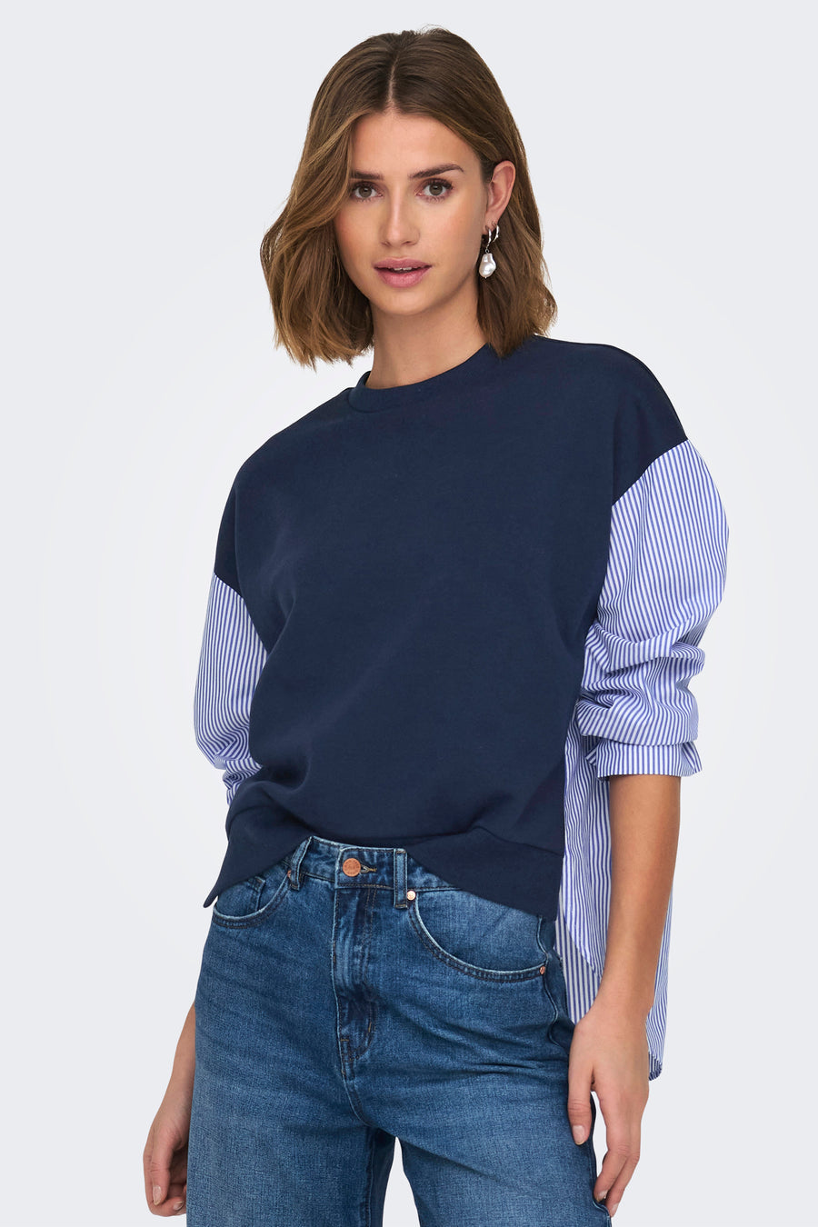 Sweater met ronde hals Blauw - ONLY®