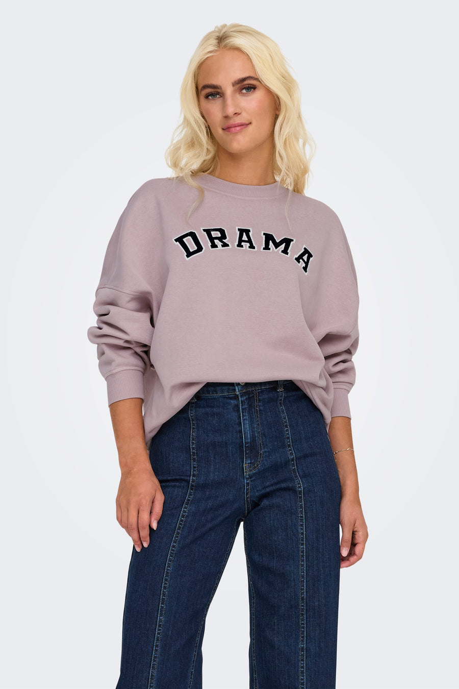 Sweater met ronde hals Roze - ONLY®