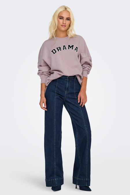 Sweater met ronde hals Roze - ONLY®
