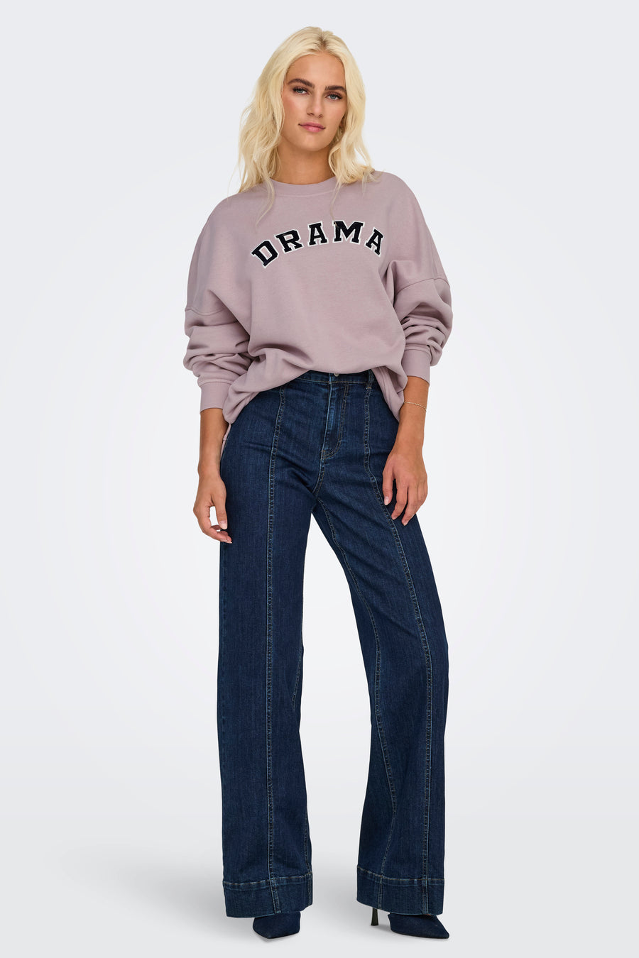 Sweater met ronde hals Roze - ONLY®