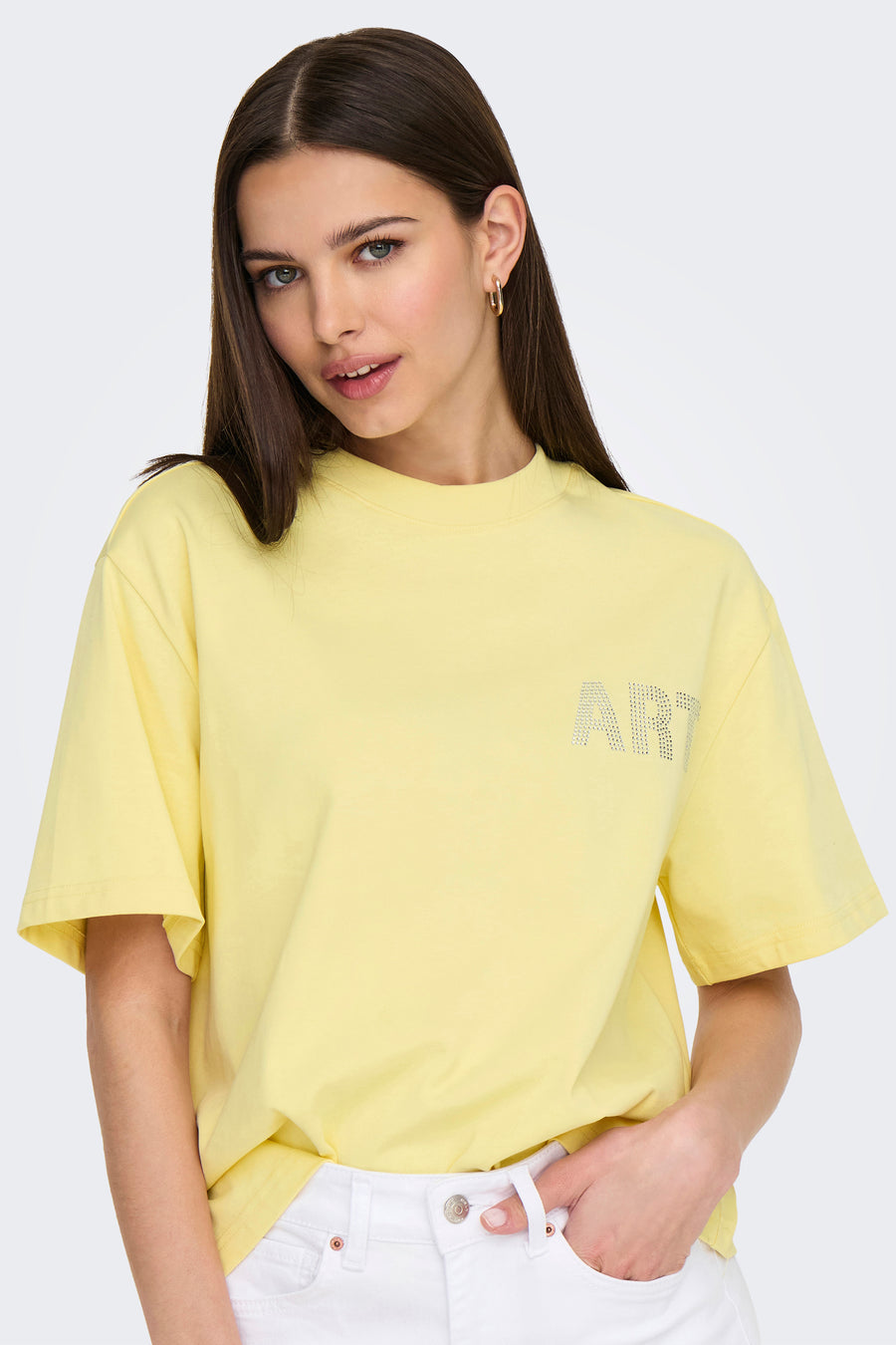 Top (korte mouwen) Geel - ONLY®