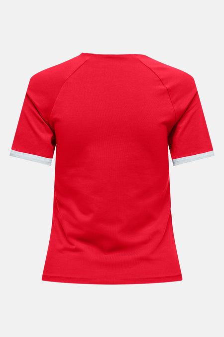 Top (korte mouwen) Rood - ONLY®