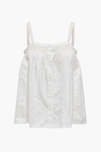 Blouse (zonder mouwen) Wit - JDY
