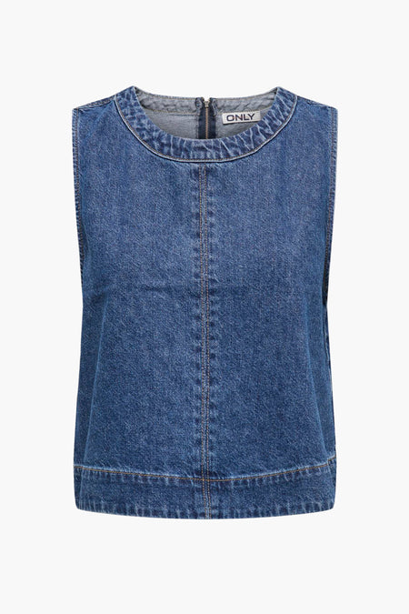 Blouse (zonder mouwen) Mid blue denim - ONLY®