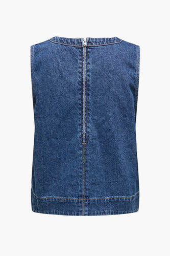 Blouse (zonder mouwen) Mid blue denim - ONLY®