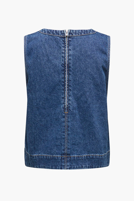 Blouse (zonder mouwen) Mid blue denim - ONLY®