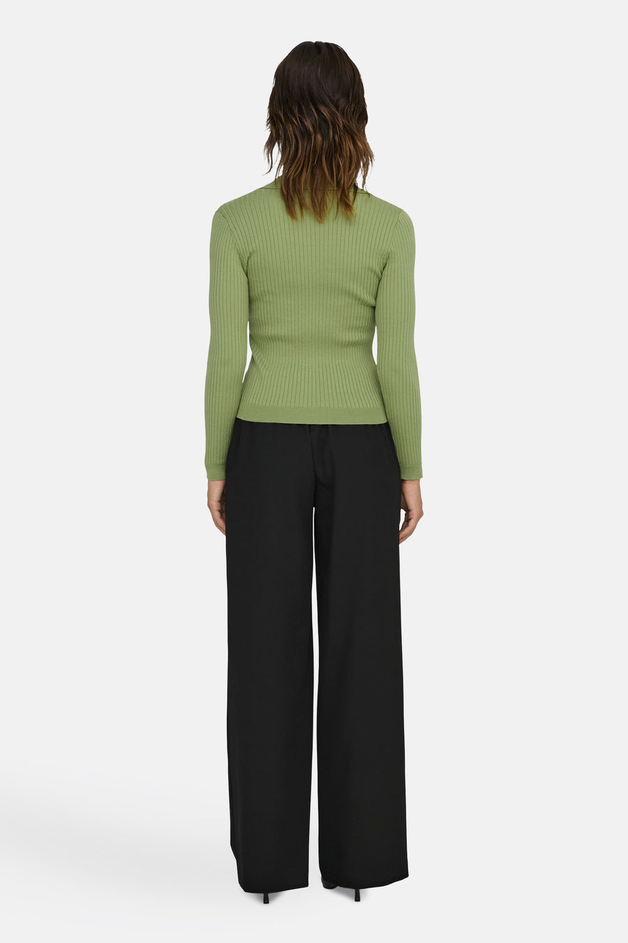 Trui met V-hals Groen - ONLY®