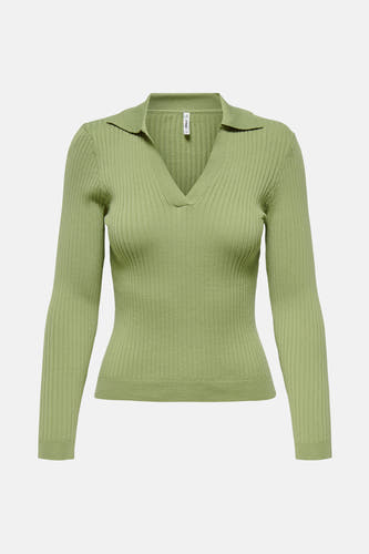 Trui met V-hals Groen - ONLY®