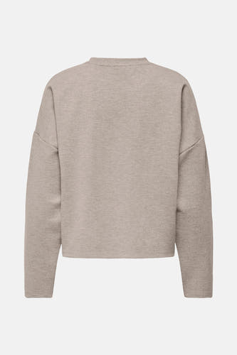 Sweater met ronde hals Beige - JDY