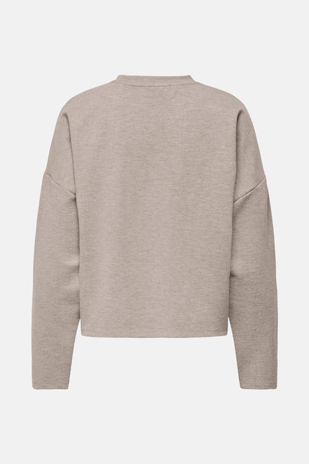 Sweater met ronde hals Beige - JDY
