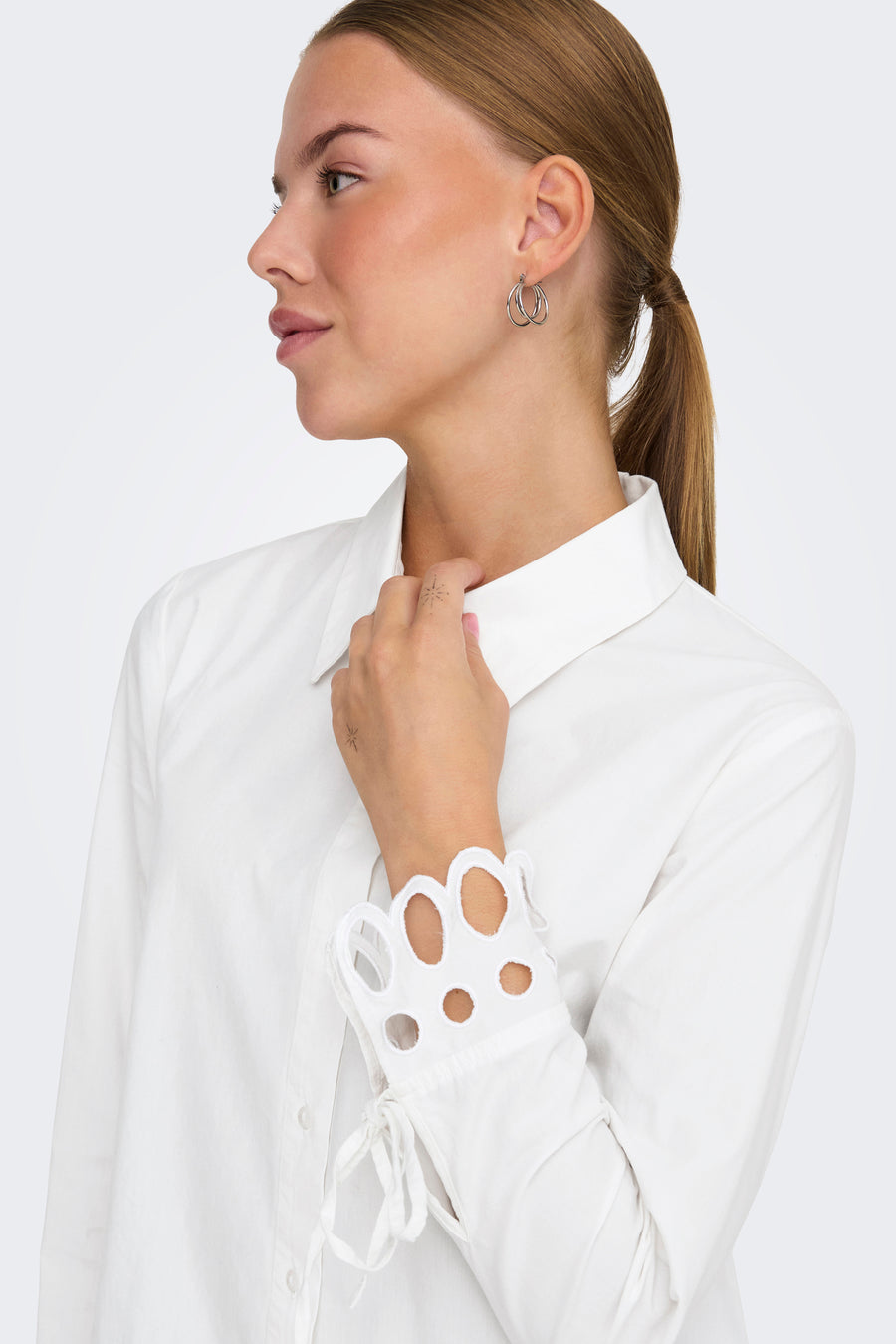 Hemd (lange mouwen) Wit - JDY