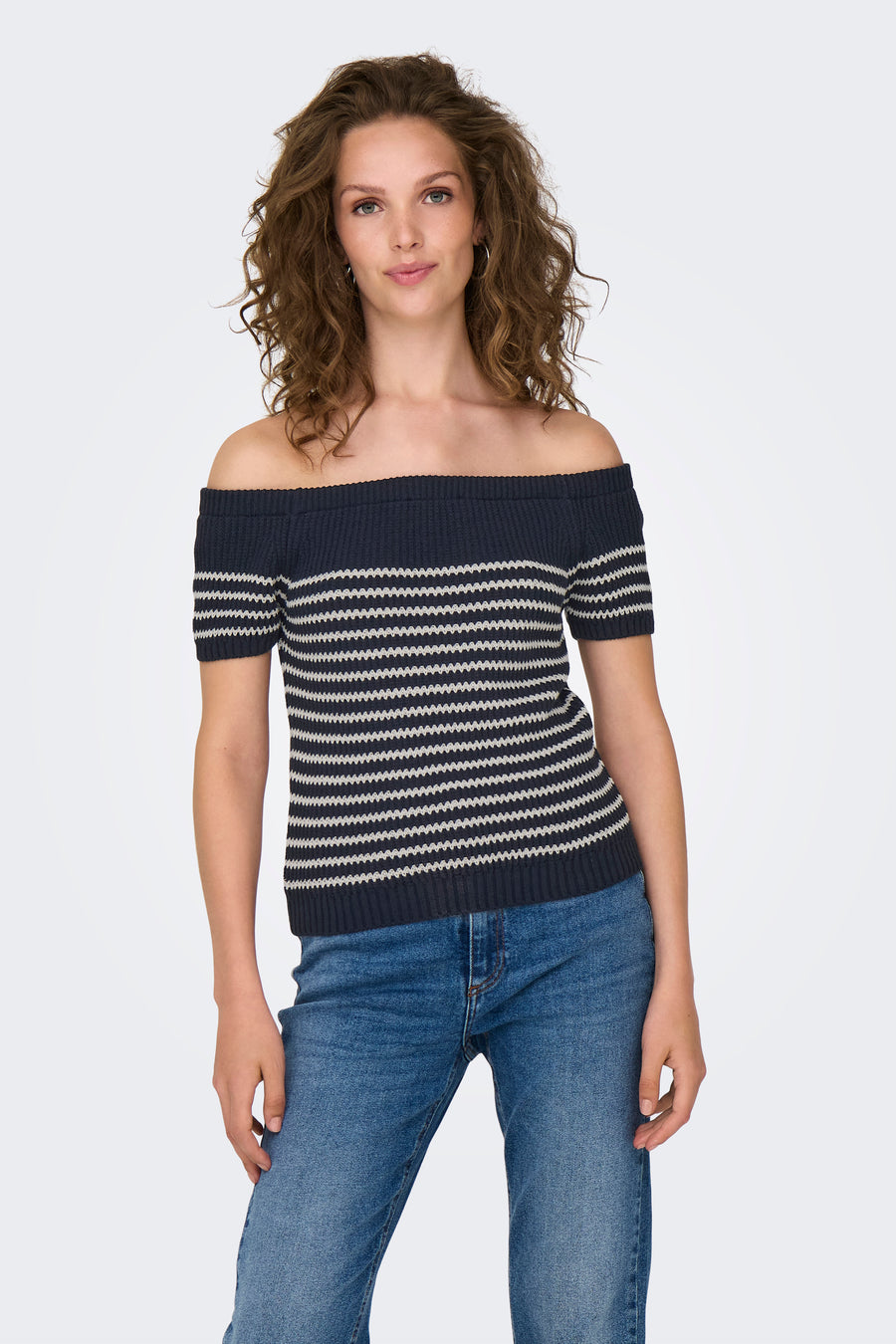 Trui (offshoulder) Blauw - JDY