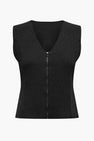 ONLTRINITYLIFE SL ZIP WAISTCOAT EX KNT