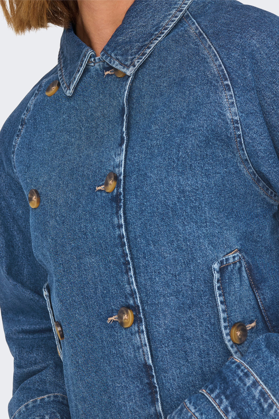 Korte jas Mid blue denim - ONLY®
