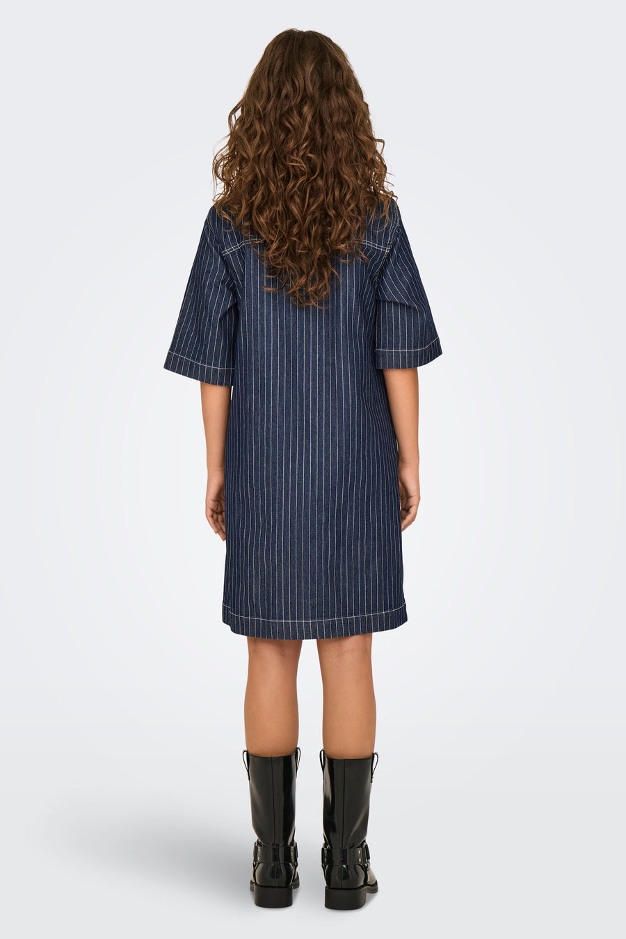 Kleedjes (korte mouwen) Dark blue denim - ONLY®