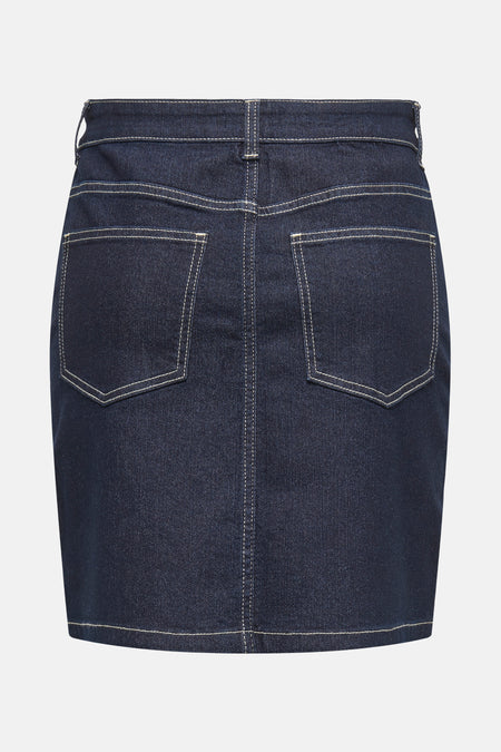 Rok (kort) Dark blue denim - JDY