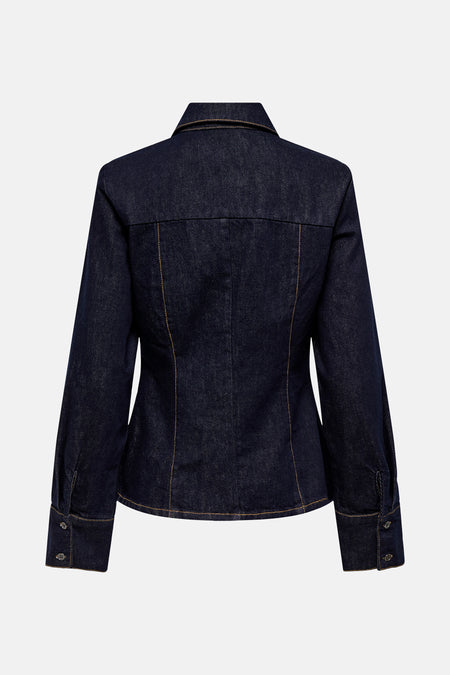 Hemd (lange mouwen) Dark blue denim - ONLY®