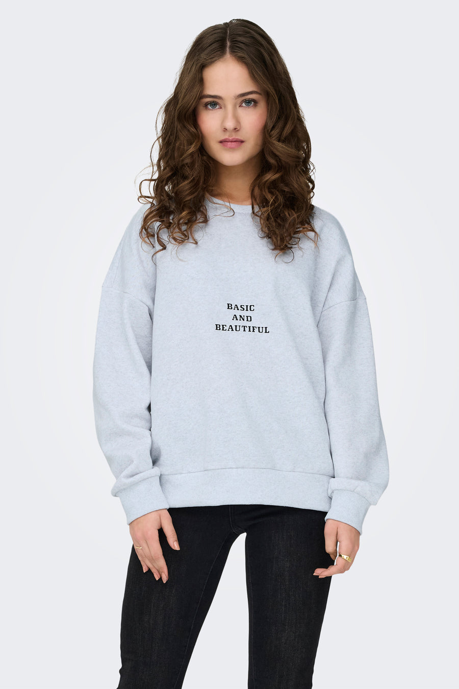 Sweater met ronde hals Grijs - ONLY®