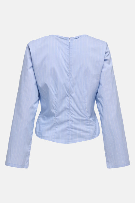 Blouse (lange mouwen) Blauw - JDY
