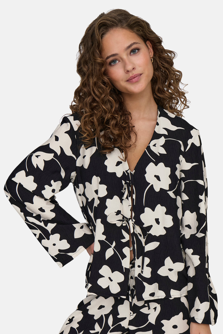 Blouse (lange mouwen) Zwart - JDY