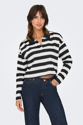 Polo's (lange mouwen) Zwart - ONLY®