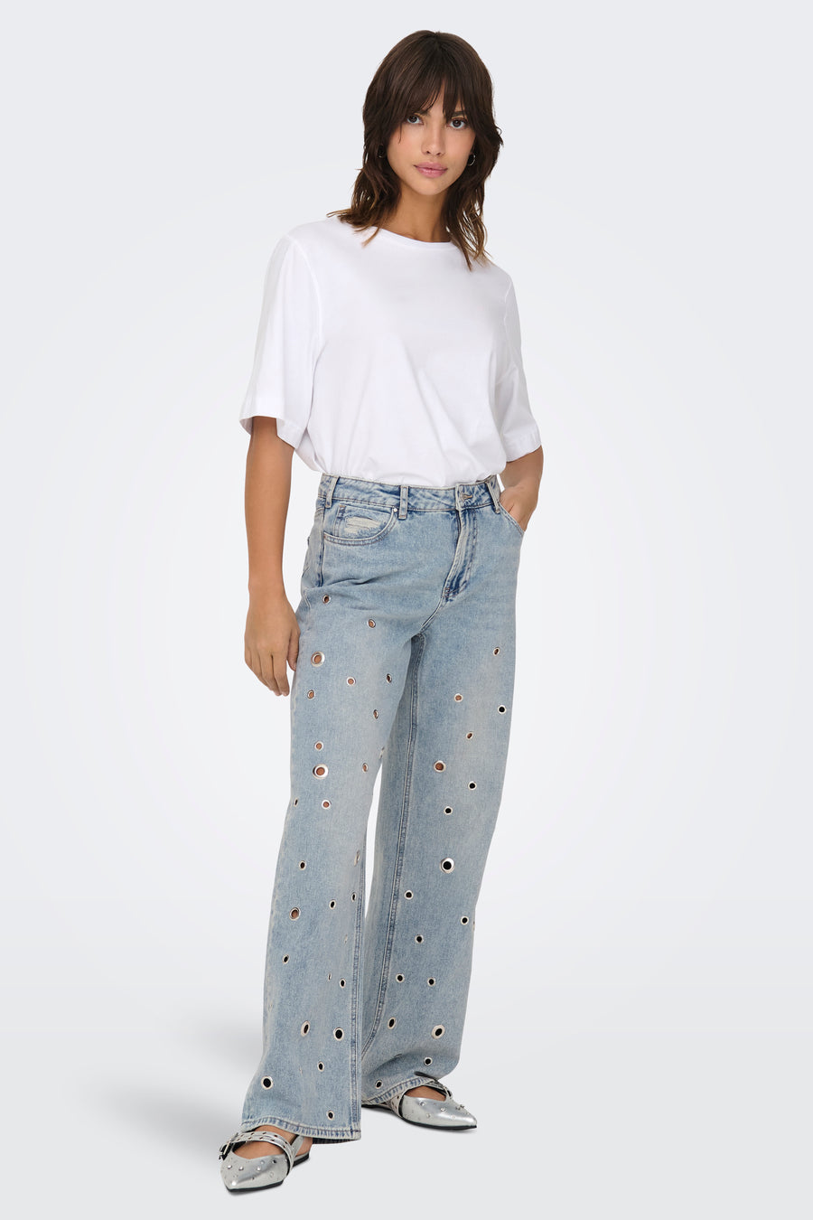 Jeans wide Light blue denim - ONLY®