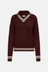 Trui met V-hals Rood - ONLY®