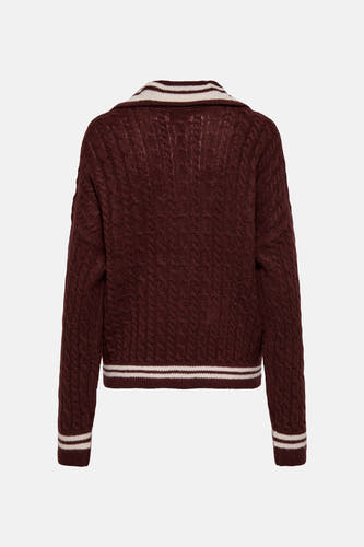 Trui met V-hals Rood - ONLY®