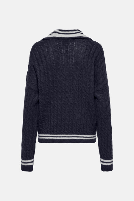 Trui met V-hals Blauw - ONLY®