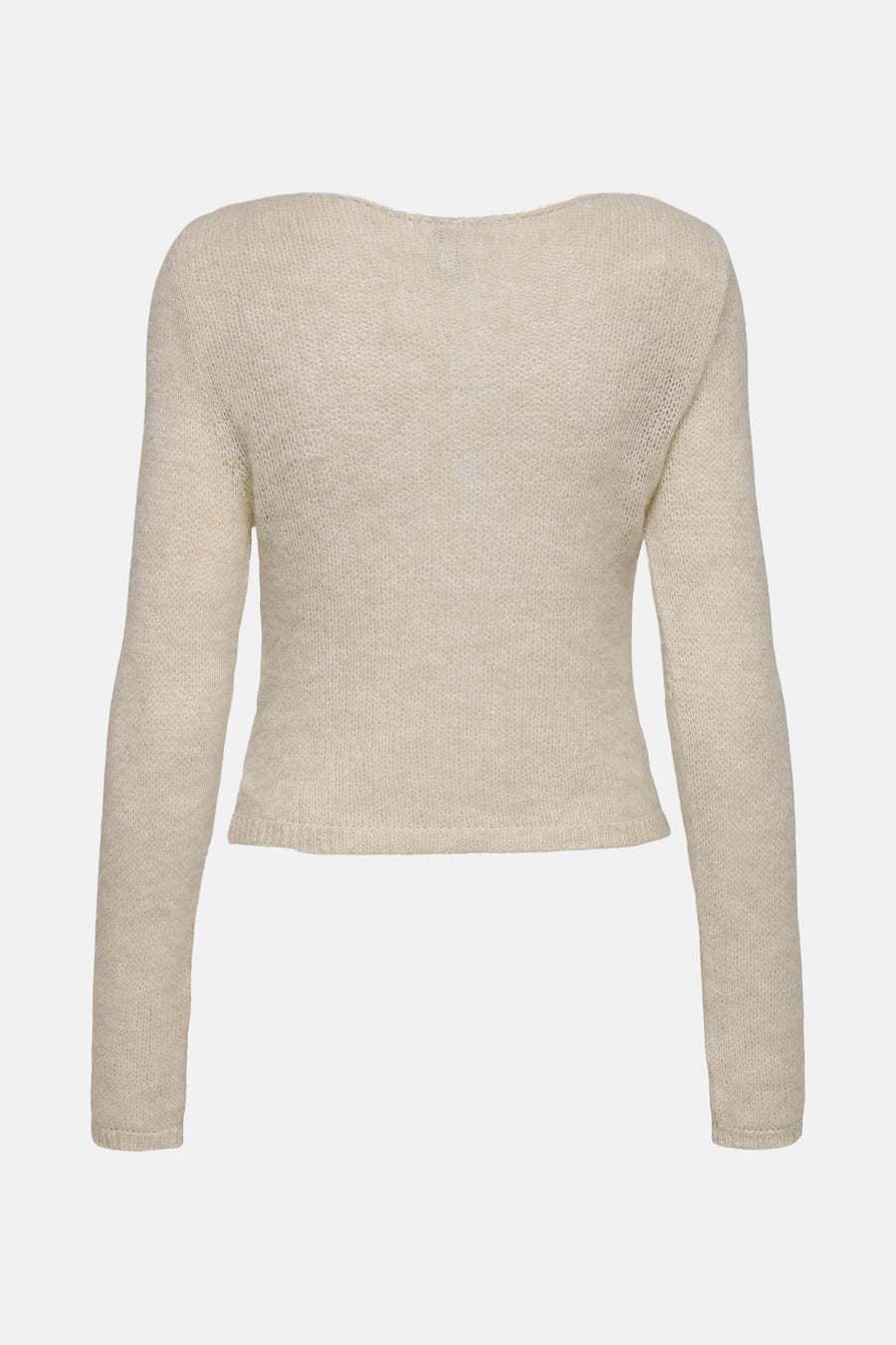 Trui met ronde hals Ecru - ONLY®