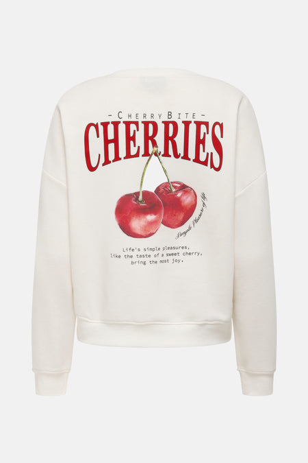 Sweater met ronde hals Ecru - ONLY®