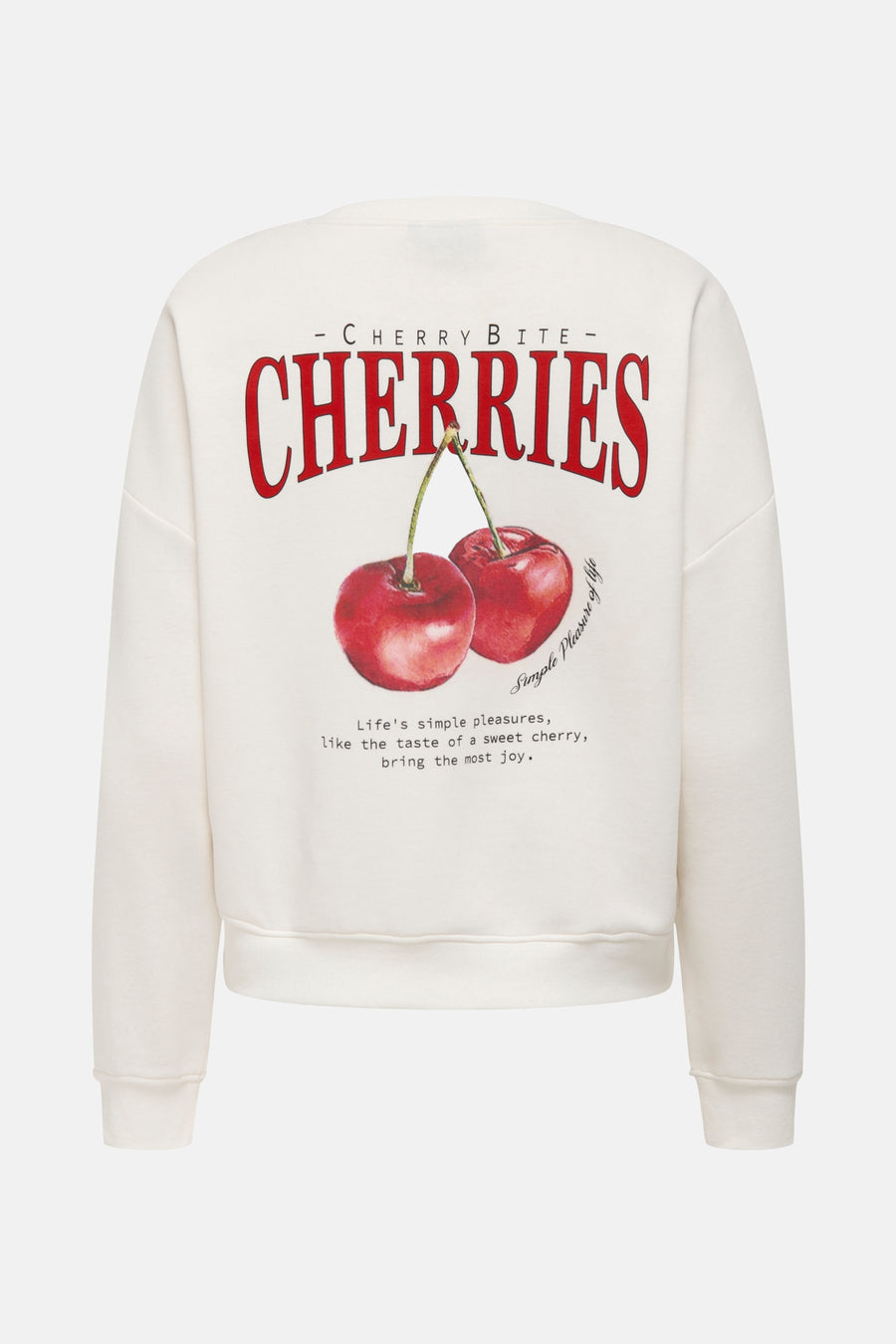 Sweater met ronde hals Ecru - ONLY®