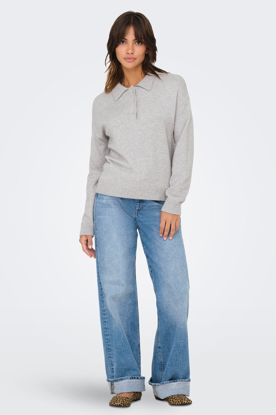 Trui met ronde hals Grijs - ONLY®
