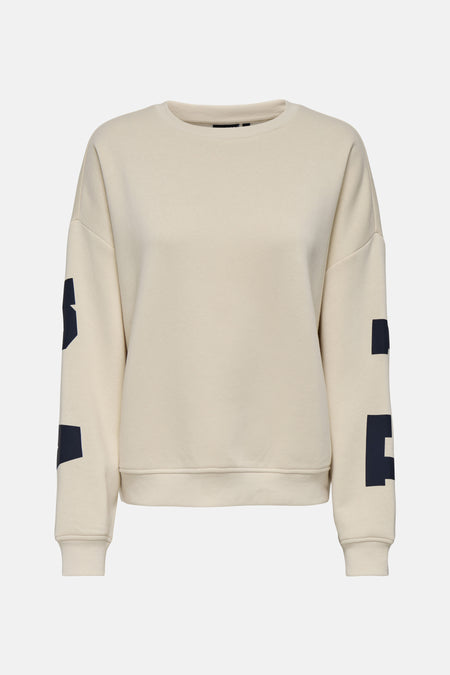 Sweater met ronde hals Ecru - ONLY®