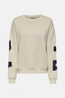 Sweater met ronde hals Ecru - ONLY®