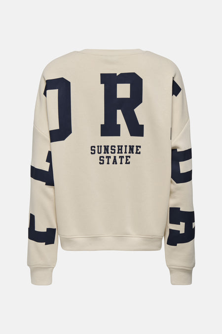 Sweater met ronde hals Ecru - ONLY®