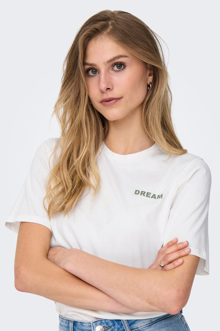 T-shirt (korte mouwen) Wit - JDY