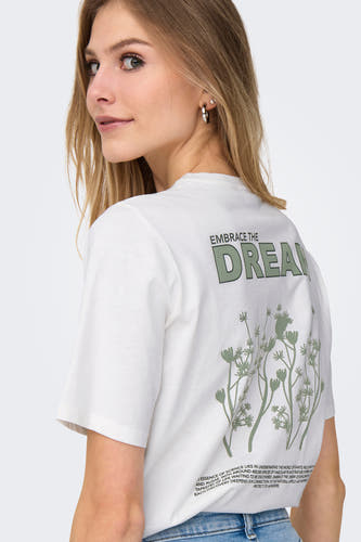 T-shirt (korte mouwen) Wit - JDY