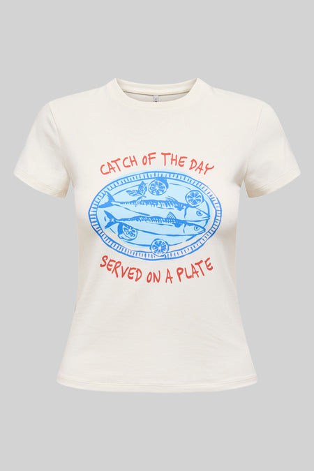 T-shirt (korte mouwen) Wit - ONLY®