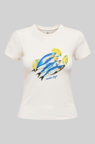 T-shirt (korte mouwen) Wit - ONLY®