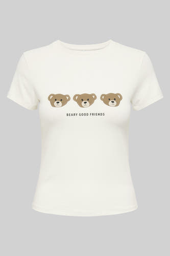T-shirt (korte mouwen) Wit - ONLY®